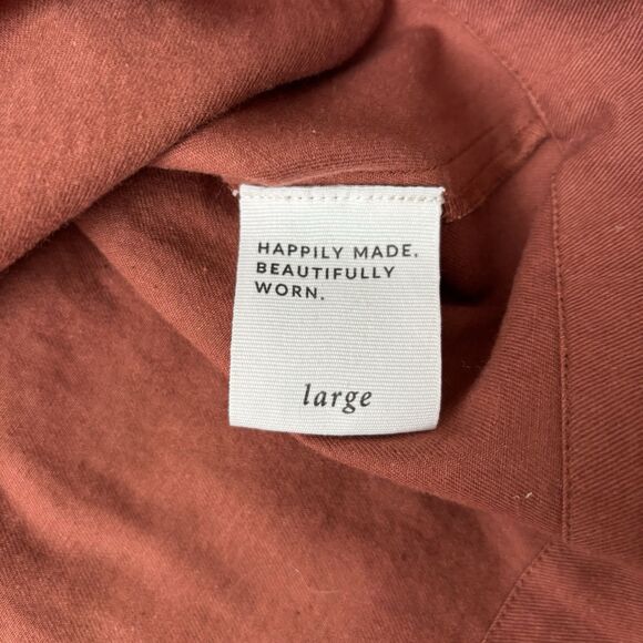 WVN Dress Womens Size Large V Neck Red Long Sleeve Above Knee Casual Spring - Picture 8 of 9